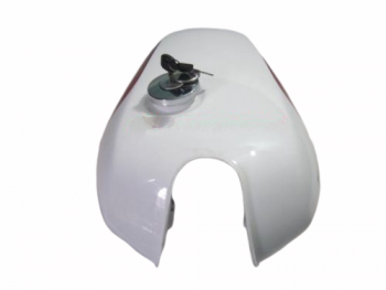 YAMAHA RD350LC WHITE PAINTED FUEL TANK 1980-81 (Rep) WITH CAP & Key|Fit For