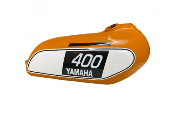 YAMAHA 250 DT / 400 DT Enduro,Orange Painted Tank 1975 to 1977 |Fit For