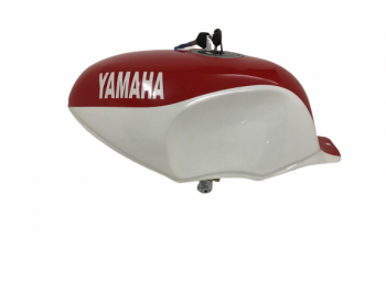 YAMAHA YSR 50 80 YSR50 YSR80 1989 ALUMINUM WHITE & RED PAINT TANK WITH CAP &TAP|Fit For