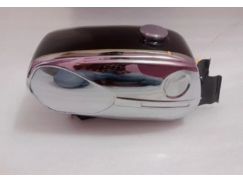 Fit For Zündapp Ks 50 Super Sport Type 517-20 Chrome & Black Painted Tank 1971