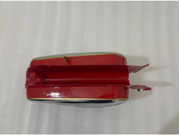 Fit For Zündapp Ks 50 Super Sport Type 517-20 Chrome & Red Painted Tank 1971