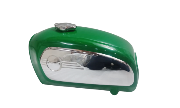 BMW R75 5 TOASTER GREEN PAINTED PETROL FUEL TANK 1969-73 MODEL WITH SIDE PLATES|Fit For