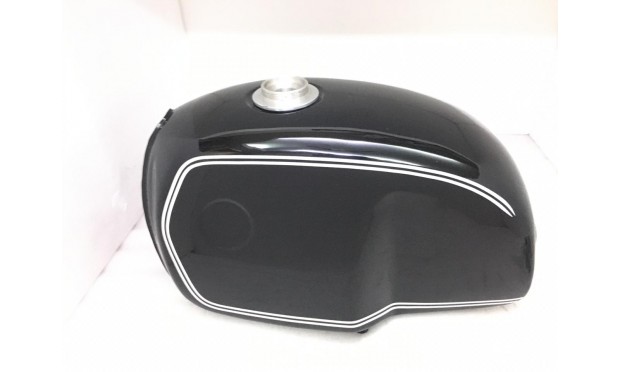 BMW R100 RT RS R90 R80 R75 GLOSS BLACK PAINTED STEEL TANK & CAP(ORIGINAL NECK| Fit For
