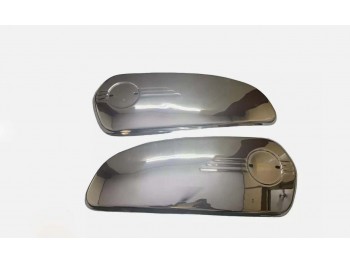 FIT FOR BMW R75/5 TOASTER PETROL TANK CHROME SIDE PLATES ONLY PAIR 1972 (For: BMW)