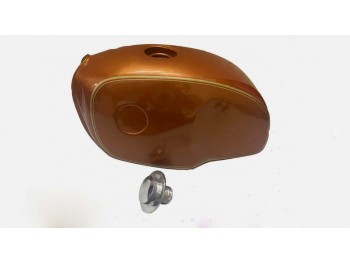 FIT FOR BMW R100 RT RS R90 R80 R75 BURNT ORANGE STEEL PETROL TANK +ADAPTOR CAP