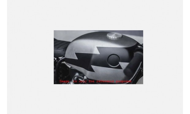 FIT FOR BMW R100 RTRS R90 R80 R75 MATT SILVER & MATT BLACK PAINTED STEEL TANK 