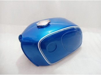 Fit For BMW R906L R606 R756 Steel Fuel Petrol Tank +Cap Blue & White Line