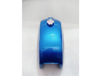 Fit For BMW R906L R606 R756 Steel Fuel Petrol Tank +Cap Blue & White Line