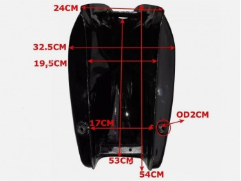 Fit For BMW R90/6L R60/6 R75/6 Steel Fuel Petrol Tank +Cap Black & White Line