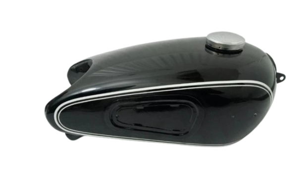 Fit For BMW R25/3 1995 Black Painted Steel Petrol Fuel Gas Tank + CAP