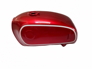 BMW 75/5 CHERRY PAINTED ALUMINUM FUEL PETROL TANK 1972 MODEL |Fit For