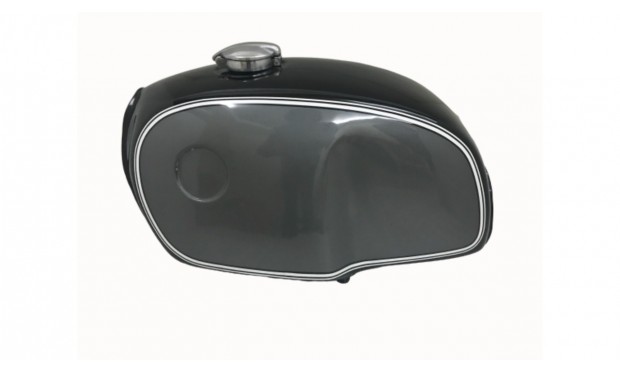 BMW R100 RT RS R90 R80 R75 BLACK & SILVER PAINTED ALUMINUM PETROL TANK |Fit For