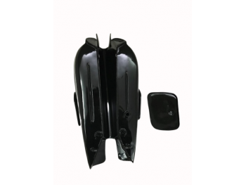 BMW R71 BLACK PAINTED GAS FUEL PETROL TANK WITH KNEE PAD PLATES |Fit For