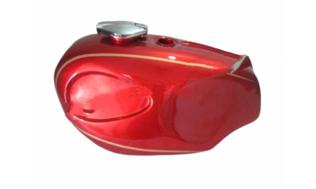 BSA A65 SPITFIRE FIREBIRD CHERRY PAINTED ALUMINIUM PETROL TANK 1960'S WITH CAP |Fit For