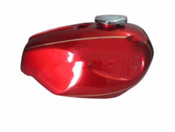 BSA A65 SPITFIRE FIREBIRD CHERRY PAINTED ALUMINIUM PETROL TANK 1960'S WITH CAP |Fit For