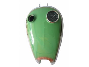 BSA B31 Green Painted Chrome Petrol Tank + Replica Smith Speedo|Fit For