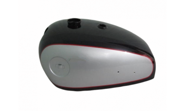 BSA A7 A10 BLACK & SILVER PAINTED GAS FUEL PETROL TANK |Fit For