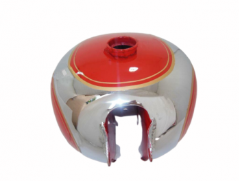 BSA B31 B33 Plunger Model Red Painted Chrome Petrol Fuel Tank |Fit For