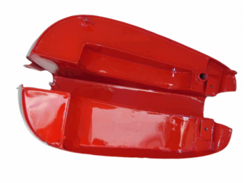 BSA B31 B33 Plunger Model Red Painted Chrome Petrol Fuel Tank |Fit For