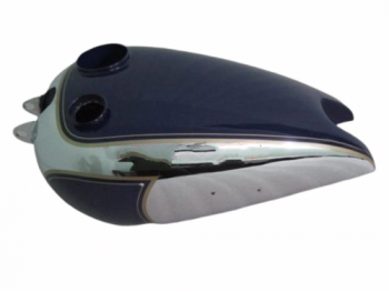 BSA C10 C11 BLUE PAINTED CHROMED GAS FUEL PETROL TANK |Fit For