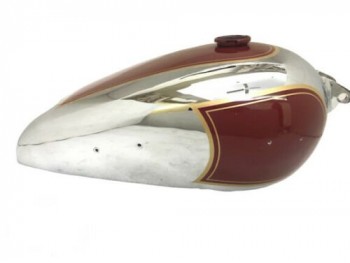 BSA B31 MAROON PAINTED CHROME GAS FUEL PETROL TANK |Fit For
