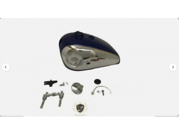 BSA GOLD STAR CATALINA 2 GAL DARK BLUE TANK + CAP TAP B PIPE|Fit For