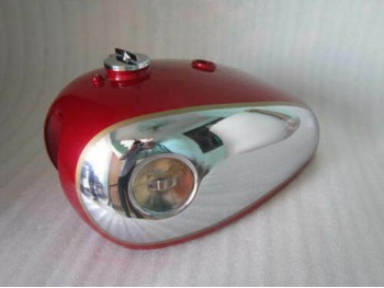 BSA GOLD STAR RED PAINTED CHROME GAS FUEL TANK |Fit For