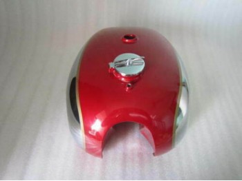 BSA GOLD STAR RED PAINTED CHROME GAS FUEL TANK |Fit For