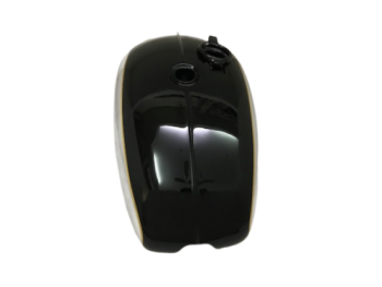 BSA A65 THUNDERBOLT BLACK CHROME TANK WITH BSA THUNDERBOLT FORK SET |Fit For