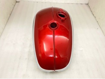 FIT FOR BSA A65 2 Gallon Cherry Chrome Fuel Tank with Badges 1968-69 Us
