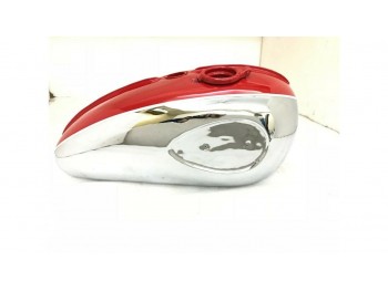 BSA A65 2 Gallon Red Painted Chrome Fuel Petrol Tank 1968-69 Us(Fits For)