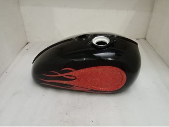 BSA A65 2 Gallon Red & Black Fuel Petrol Tank 1968-69 Us(Fits For)