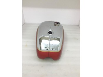 FIT FOR BSA A75 MARK 2 CHERRY PAINTED CHROMED FUEL PETROL TANK BADGES