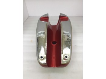 FIT FOR BSA A75 MARK 2 CHERRY PAINTED CHROMED FUEL PETROL TANK BADGES