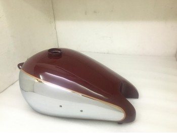 BSA B31 MAROON PAINTED CHROME GAS FUEL PETROL TANK|Fit For