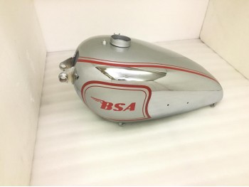 BSA ZB32 GOLD STAR RED & SILVER PAINTED CHROME PETROL TANK 1950 |Fit For