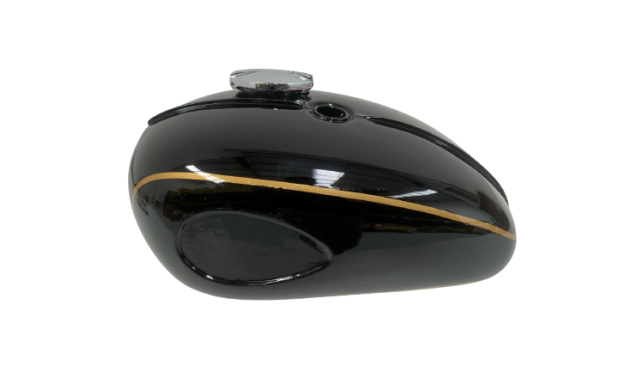 BSA A65 2 Gallon BLACK Painted Fuel Petrol Tank 1968-69 Us(Fits For)