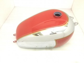 BSA A7 PLUNGER MODEL CHROME & RED PAINTED PETROL TANK 1950 |Fit For