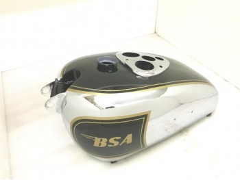 BSA M20/21 Dlx M22 M23/24 Chrome & Black Painted Tank+ Top + Plate ||Fit For