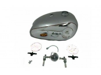 BSA Gold star Painted Chrome Tank +Cap+Tap+Breather Pipe |Fit For