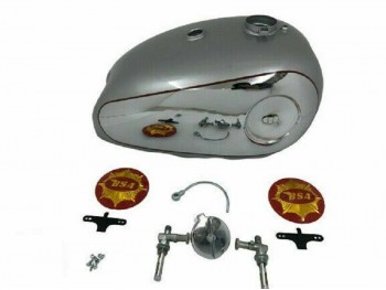 BSA Gold star Painted Chrome Tank +Cap+Tap+Breather Pipe |Fit For