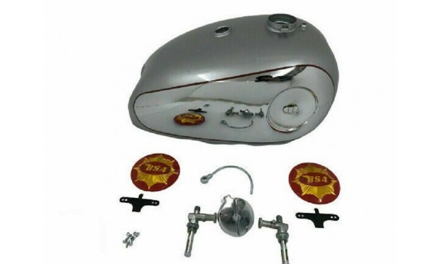 BSA Gold star Painted Chrome Tank +Cap+Tap+Breather Pipe |Fit For