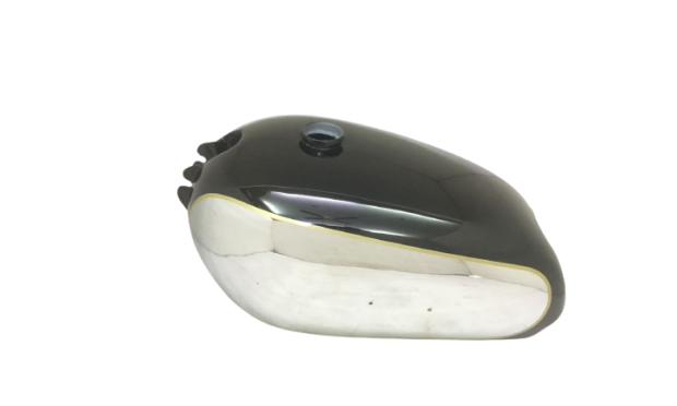 BSA GOLDEN FLASH A10 PLUNGER MODEL BLACK PAINTED CHROME GAS PETROL TANK|Fit For