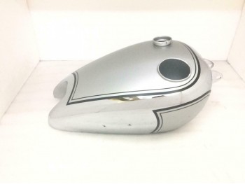 BSA B31 MATT SILVER PETROL TANK WITH SPEEDO |Fit For