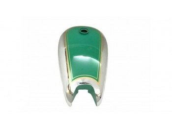 BSA B31 GREEN PAINTED CHROMED PETROL/FUEL TANK |Fit For