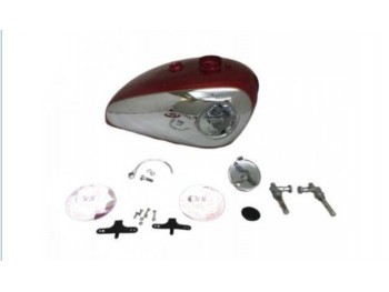 BSA Gold Star Scrambles Catalina 2 Gal CHERRY Tank+Cap Tap & B Pipe|Fit For