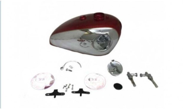 BSA Gold Star Scrambles Catalina 2 Gal CHERRY Tank+Cap Tap & B Pipe|Fit For
