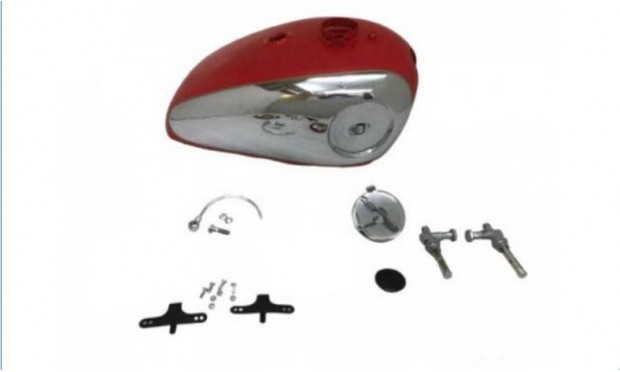 BSA Gold Star Scrambles Catalina 2 Gal Red Tank +Cap Tap B Pipe|Fits For