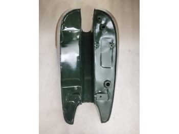 FIT FOR BSA C10 C11 GREEN PAINTED CHROMED GAS FUEL PETROL TANK WITH CAP