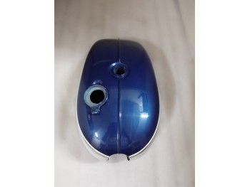 FIT FOR BSA A65 THUNDERBOLT BLUE PAINTED CHROME FUEL PETROL TANK +SIDE PANEL